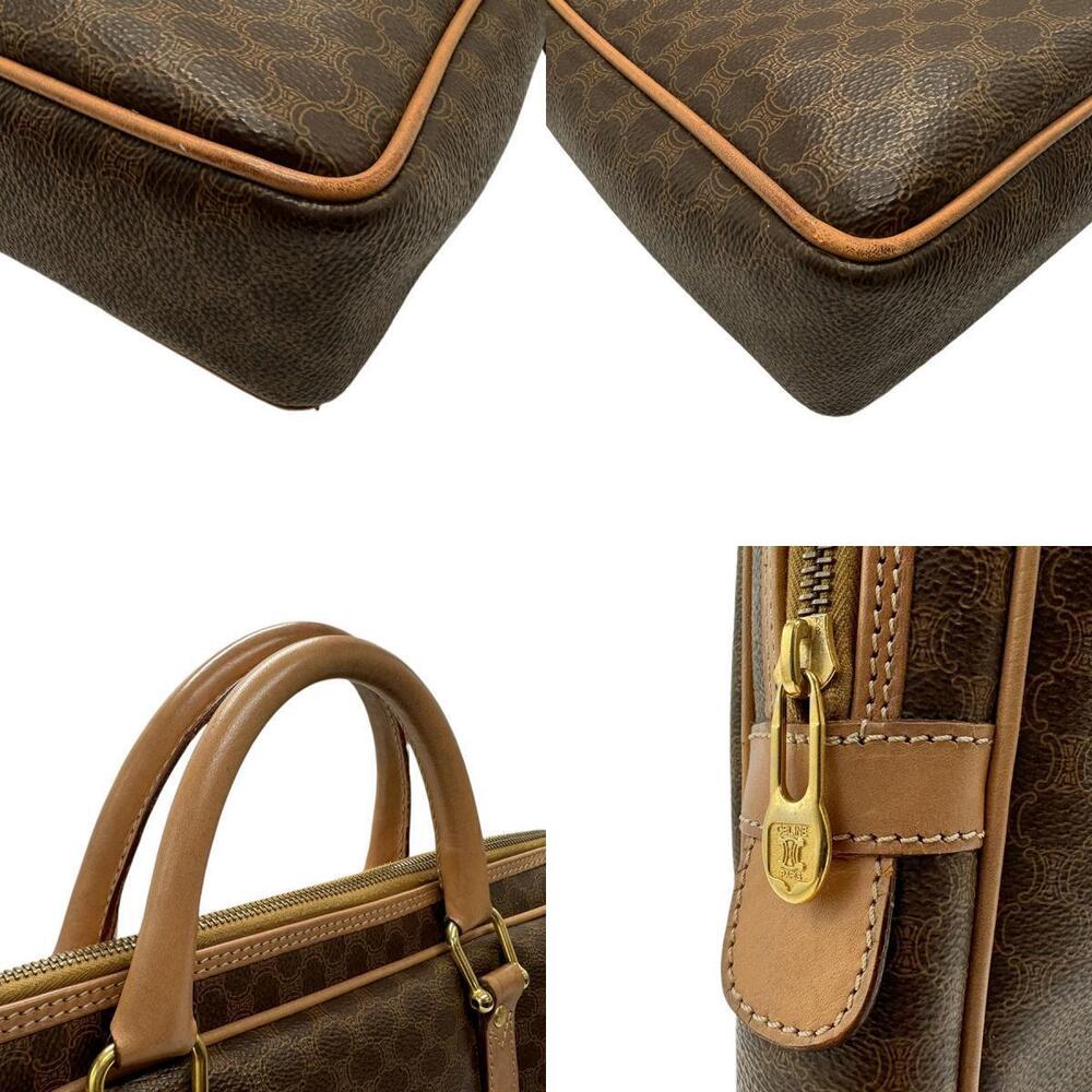 Celine Macadam Leather Business Bag Brown Gold - Picture 4 of 4